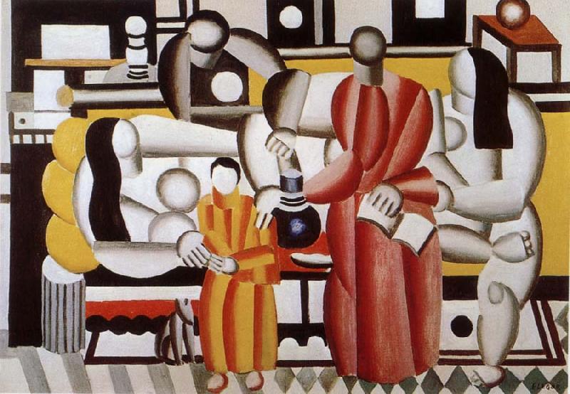 Fernard Leger The Woman indoor